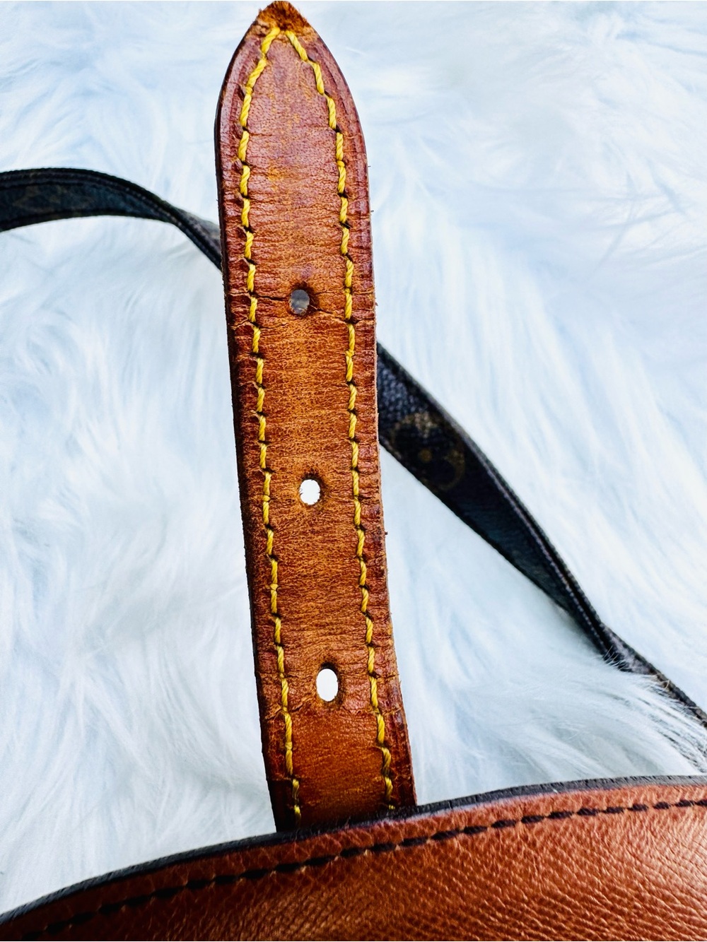 Louis Vuitton LV Shoulder Crossbody VTG Bag Chantilly PM Brown Monogram - Picture 13 of 17